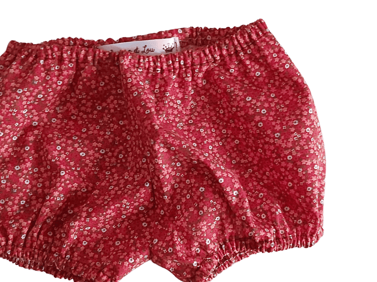 Bloomer « fleurs rouges »