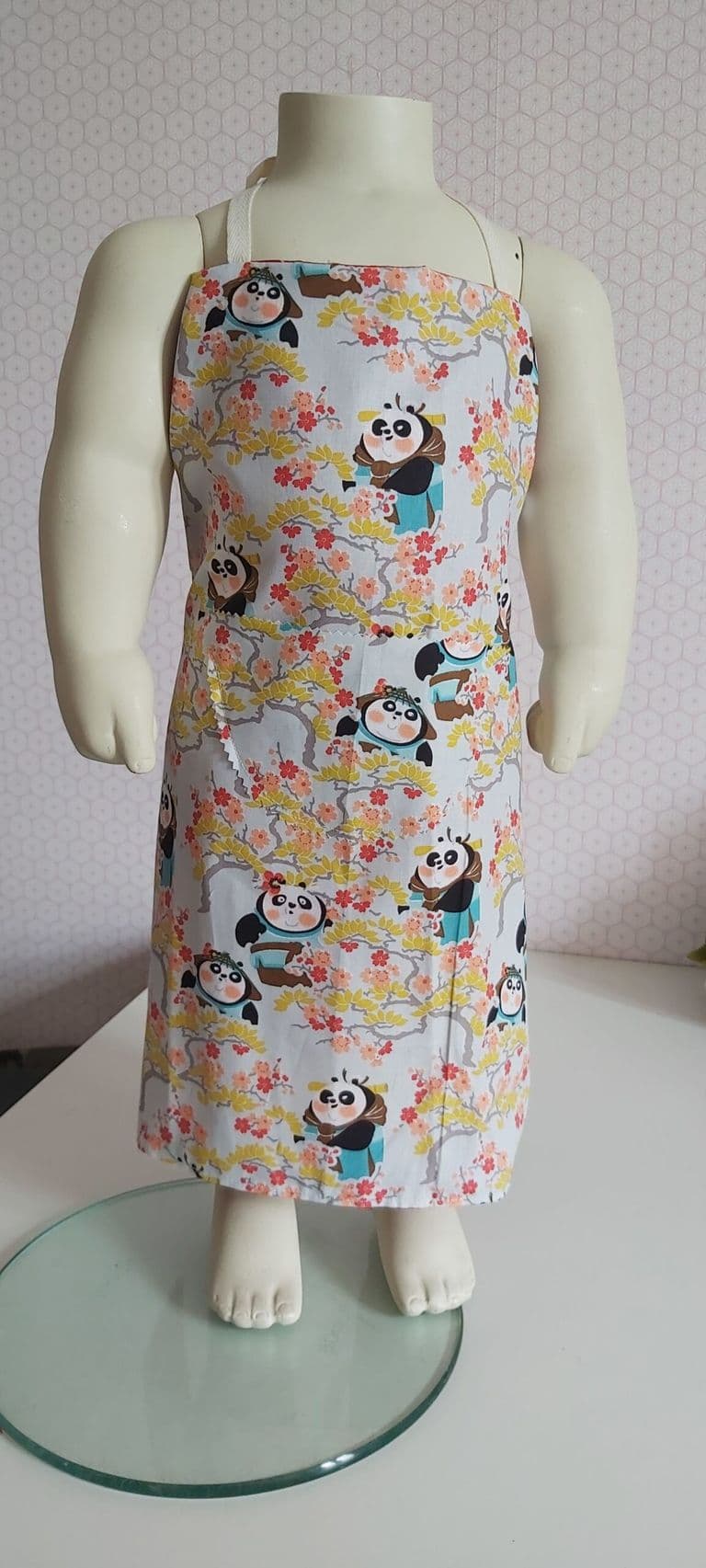 Tablier réversible « Kung Fu Panda » 2 à 4 ans