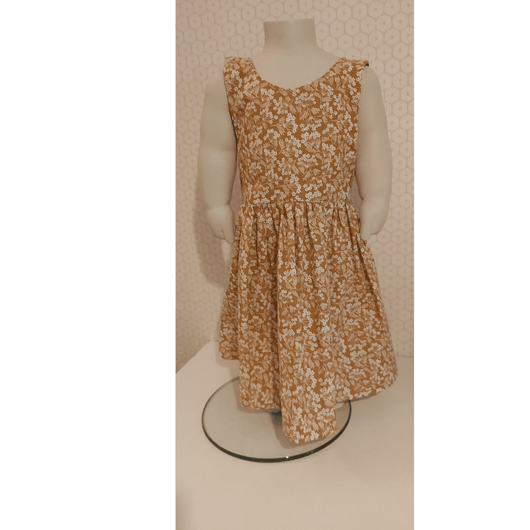 ROBE ETE « Or et fleurs »