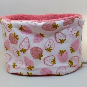 snood bébé fraises